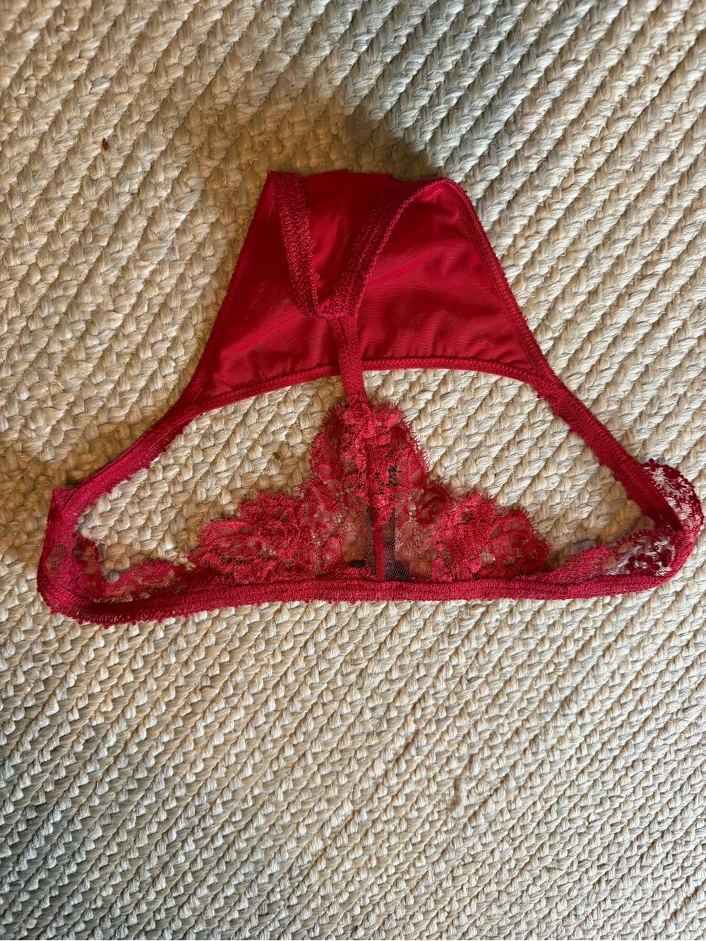 La Perla Red Sz 4 thong